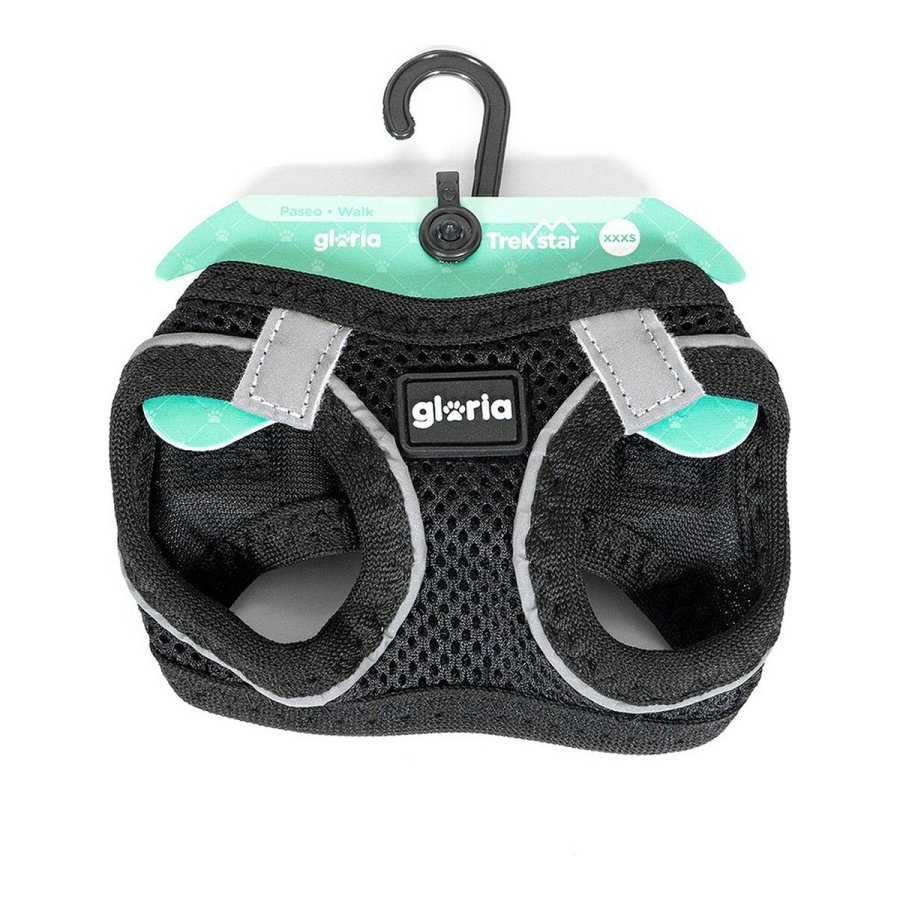 Hundesele Gloria Air Mesh Trek Star Justerbar Sort Strrelse XXXS (18-20 cm) #2