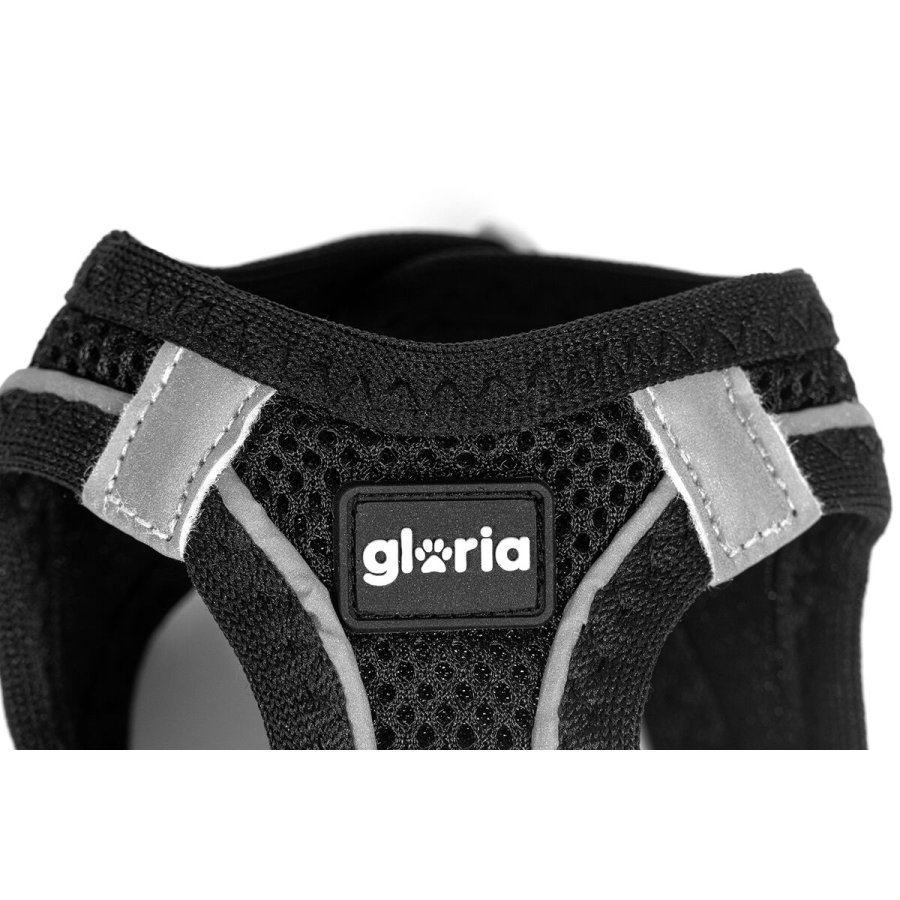 Hundesele Gloria Trek Star 33,4-35 cm 51-52 cm Sort L #7