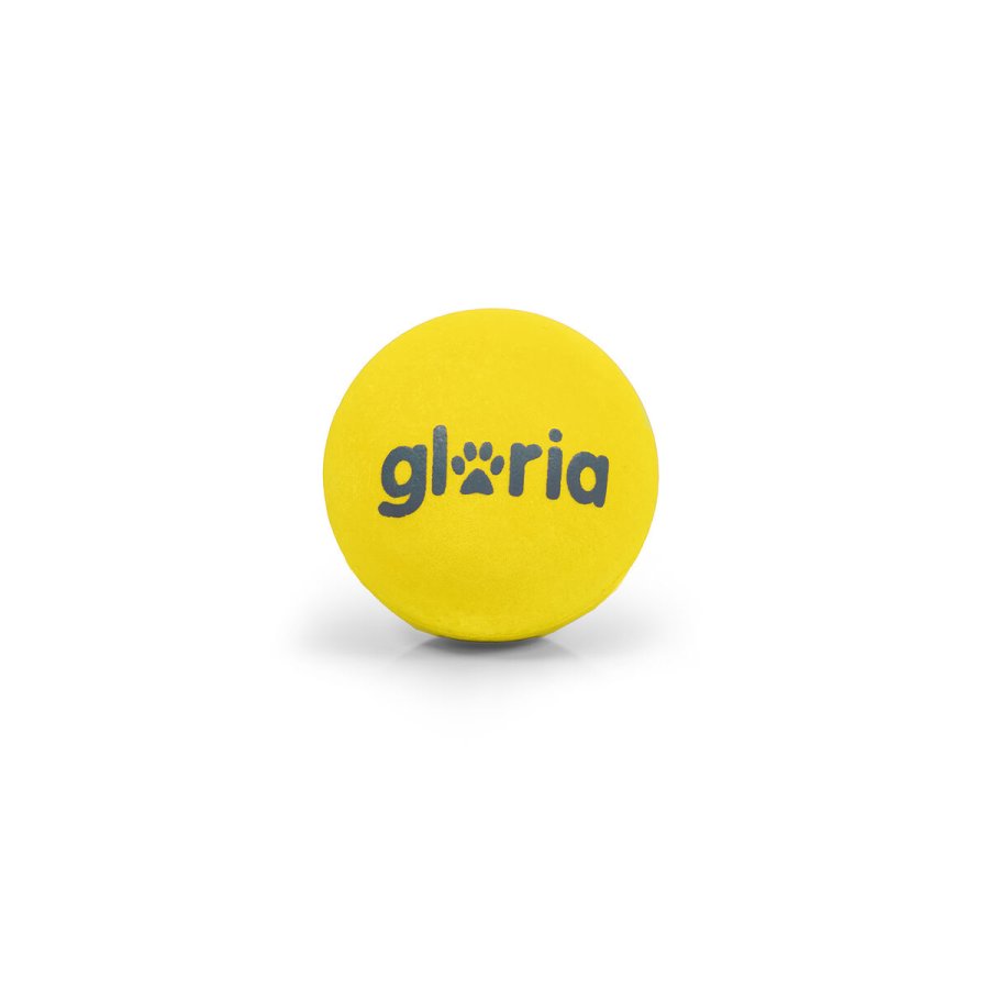 Kledyrsbold Gloria PLAY AND RUN Gul Skum TPR S 4,5 cm 2 enheder #3