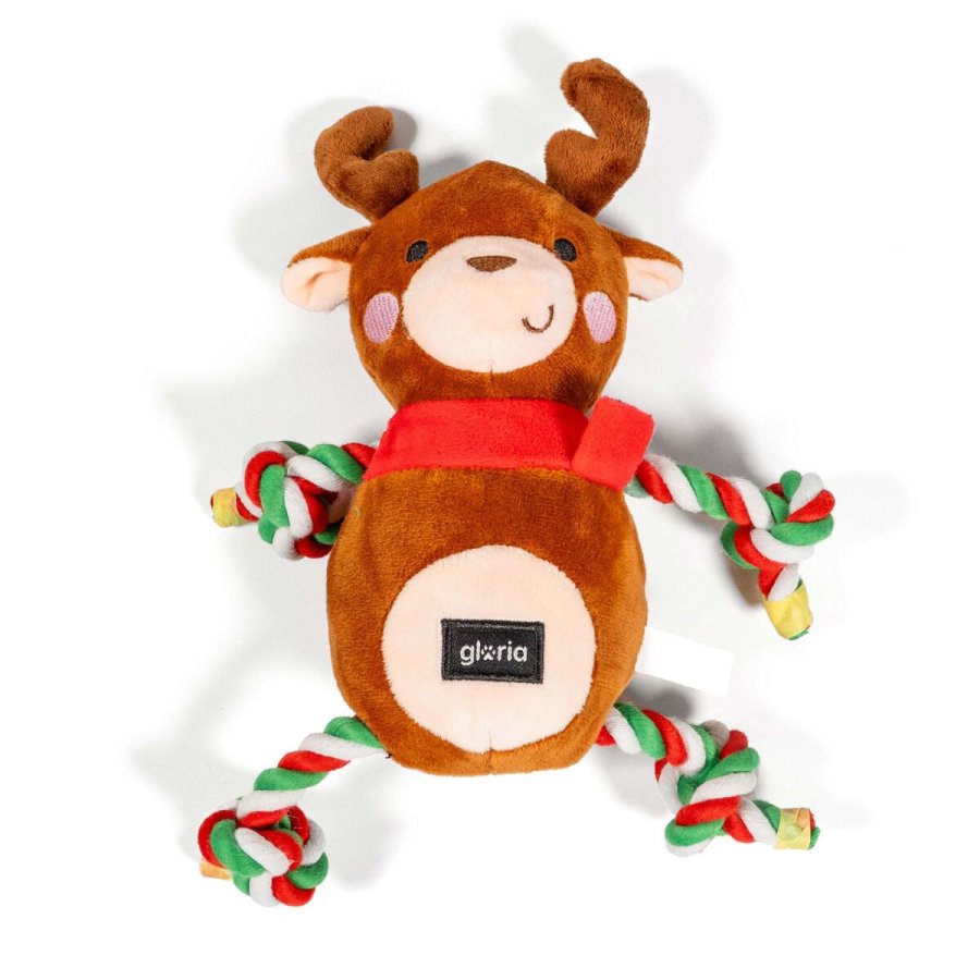 Plush leget�j til hunde Gloria XMAS RUDOLF Brun #1
