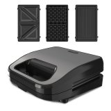 Sandwich Maker Black & Decker BXSA754 Sort #1