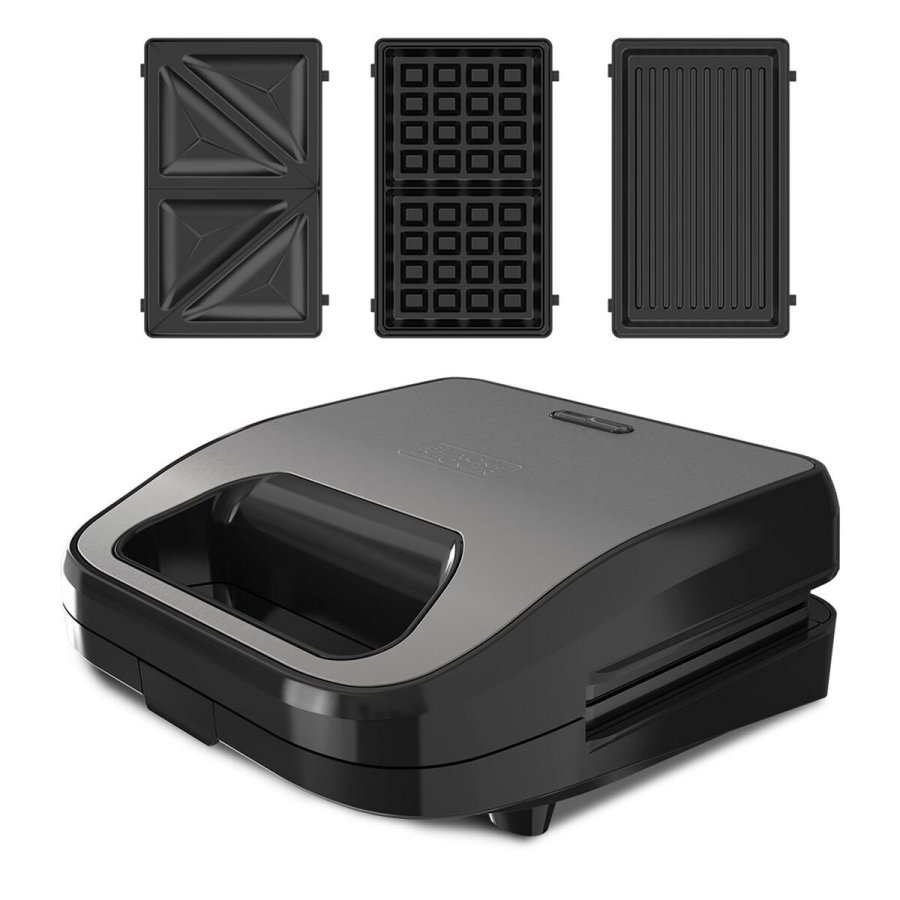 Sandwich Maker Black & Decker BXSA754 Sort #1