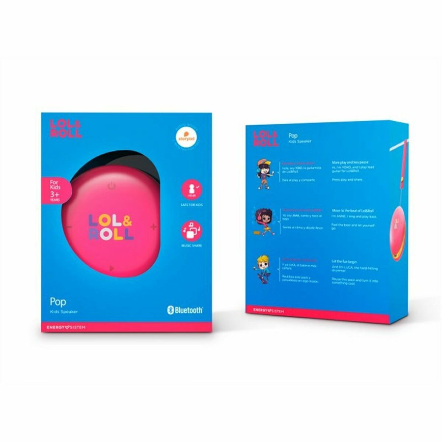 Brbare Bluetooth-hjttalere Energy Sistem Lol&Roll Pop Pink 5 W #7
