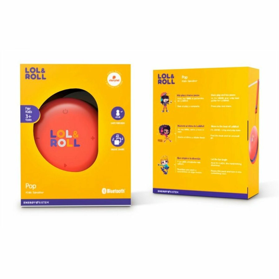 Brbare Bluetooth-hjttalere Energy Sistem Lol&Roll Pop Orange 5 W #7