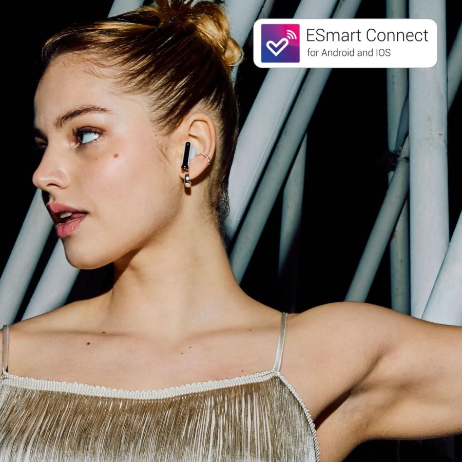 Trdlse hretelefoner med etui til opladning Energy Sistem 459407 Sort #4