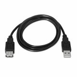 Forlngerledning TooQ FS20200M-B 1,8 m USB Sort 1,8 m #2