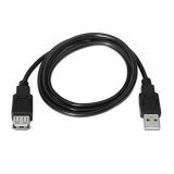 Forlngerledning TooQ FS20200M-B 1,8 m USB Sort 1,8 m #3