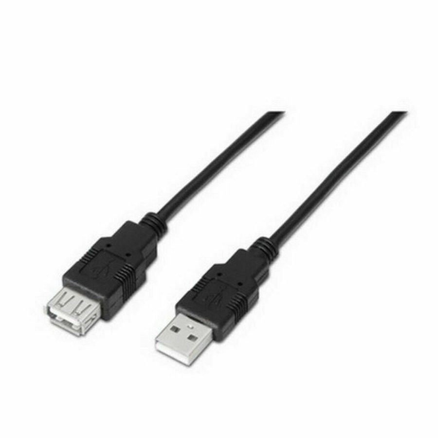 Forlngerledning TooQ FS20200M-B 1,8 m USB Sort 1,8 m #5