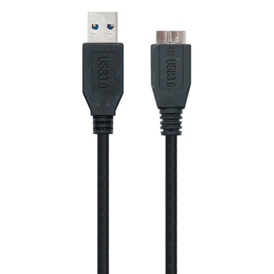 USB 3.0 A til mikro USB B-kabel NANOCABLE 10.01.110-BK #5
