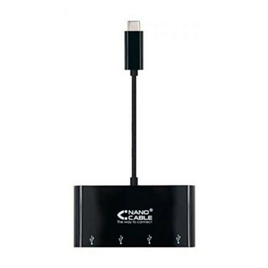 USB-C til USB-adapter NANOCABLE 10.16.4401-BK (10 cm) 10 cm #1