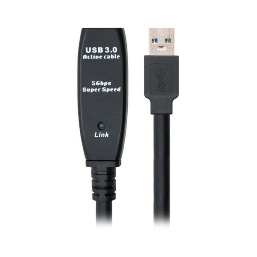 USB forlngerkabel NANOCABLE 10.01.031 Sort #2