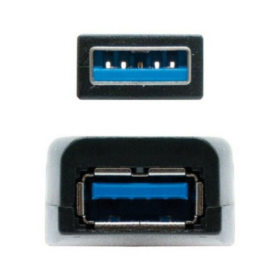 USB forlngerkabel NANOCABLE 10.01.031 Sort #3