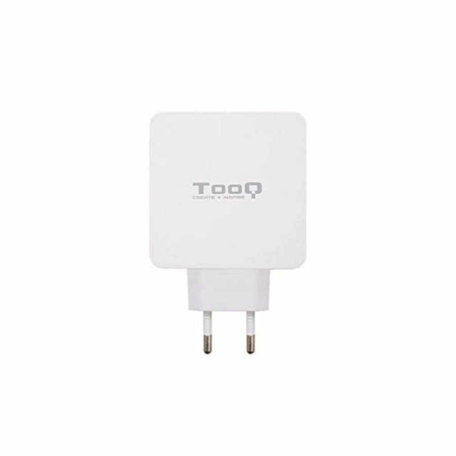 USB-oplader vggen TooQ TQWC-2SC03WT Hvid 48 W #1