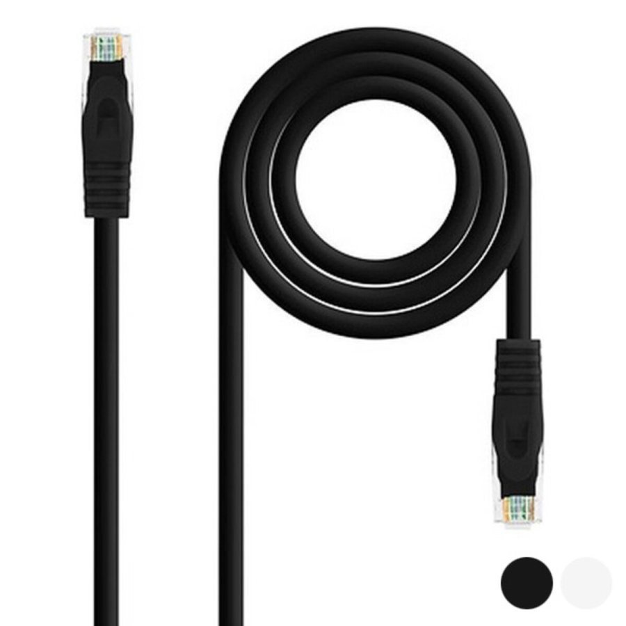 UTP kategori 6 stift netvrkskabel NANOCABLE 10.20.1803-BL LSZH (2 m) Bl Sort 3 m #2