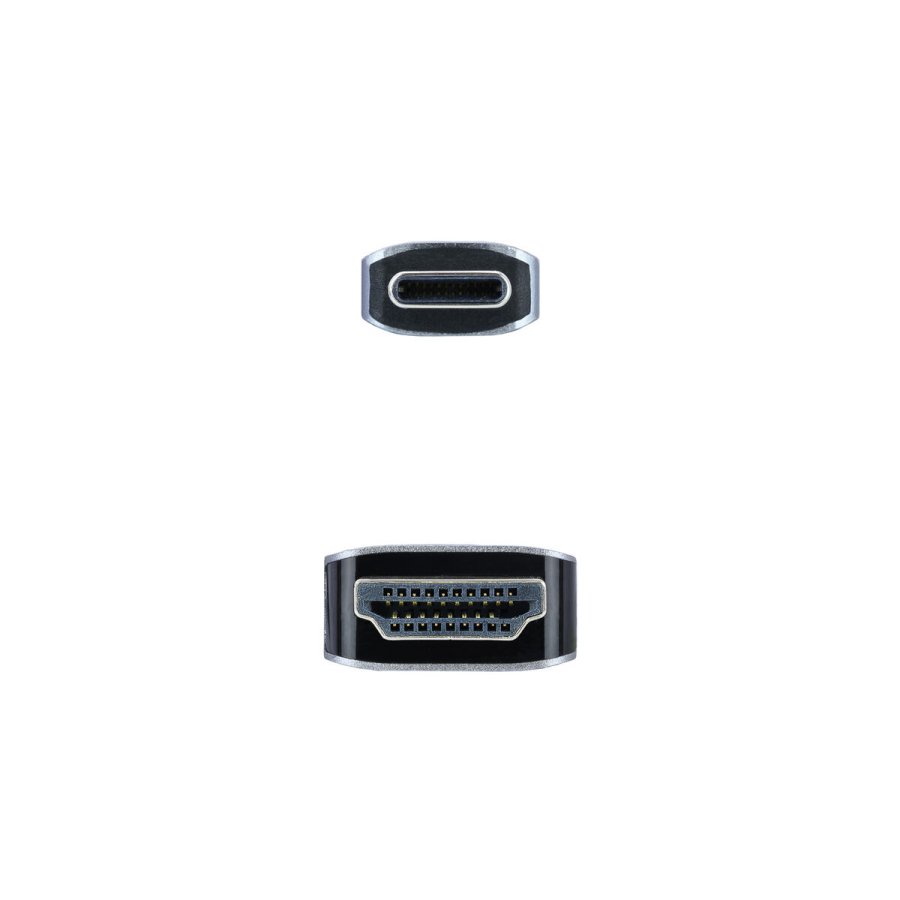 USB-C til HDMI-kabel NANOCABLE 10.15.5102 1,8 m Sort #6