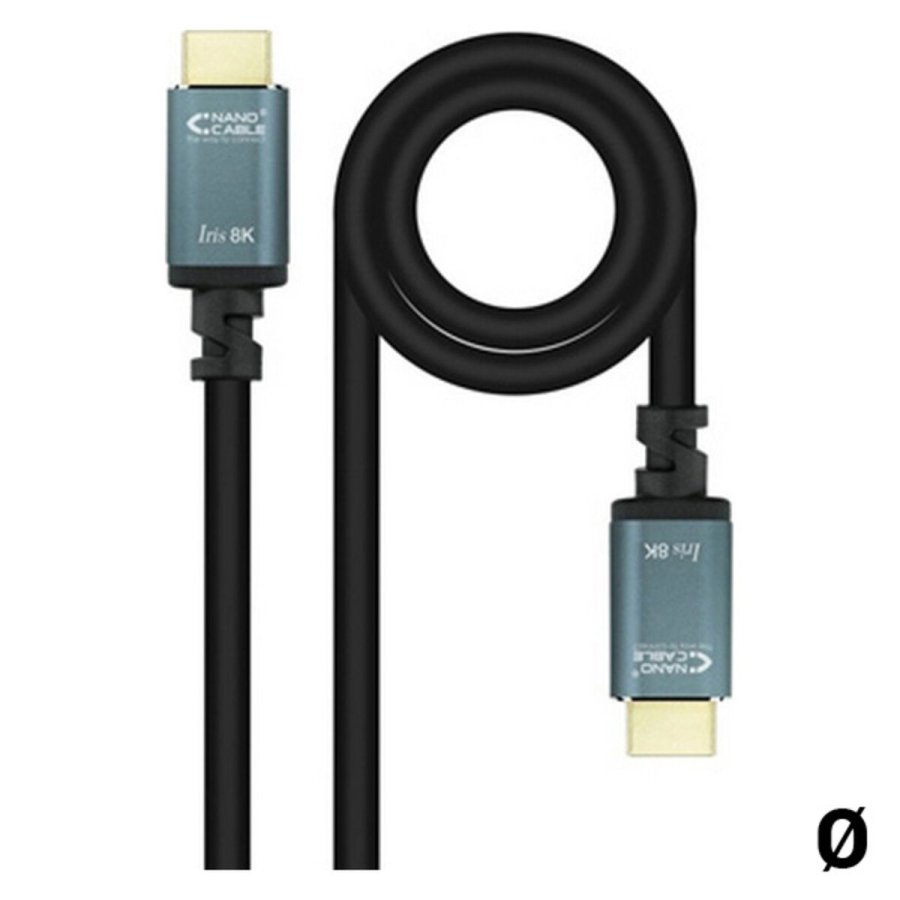HDMI-kabel NANOCABLE 8K Ultra HD Sort #1