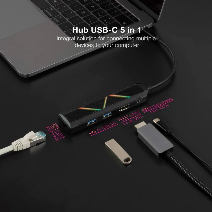 USB Hub NANOCABLE 10.16.0501 #2