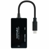 USB-C til VGA/HDMI/DVI-adapter NANOCABLE 10.16.4301-ALL 20 cm Sort #2