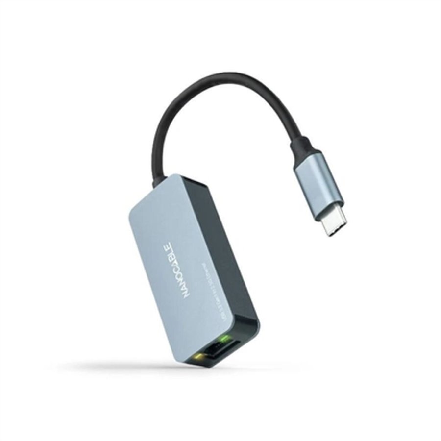 USB-C til RJ45-netvrksadapter NANOCABLE 10.03.0410 Gr #1