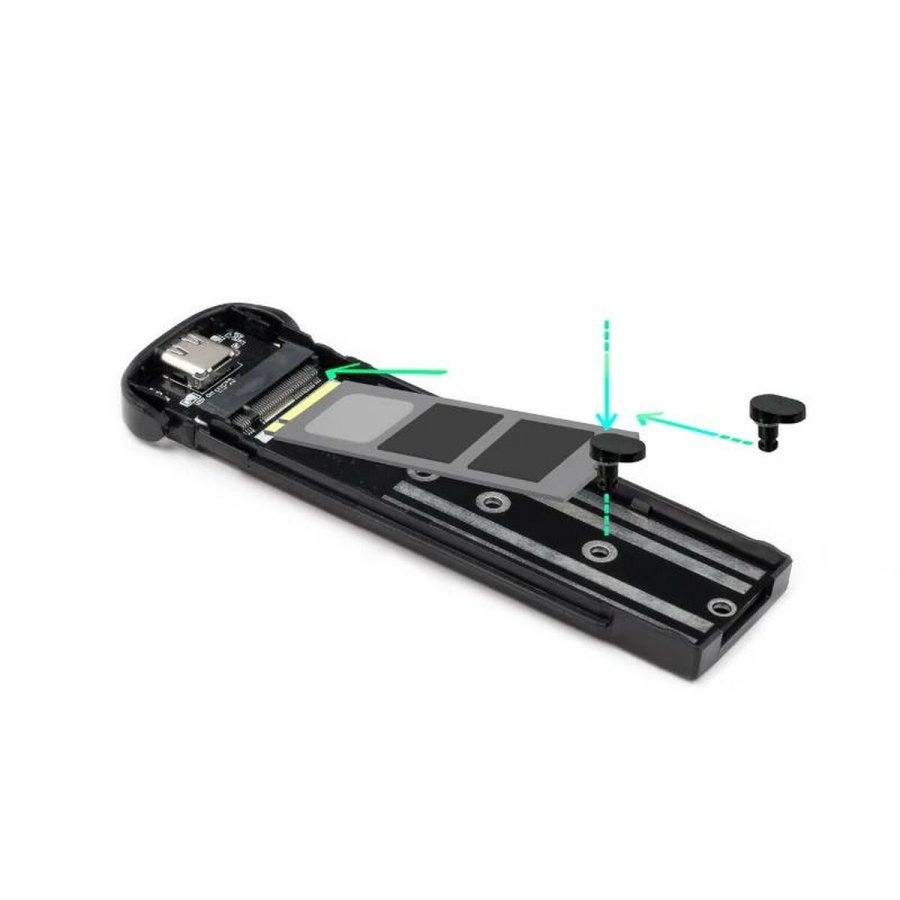 Ekstern Boks TooQ TQE-2202S Slvfarvet Stl #2