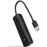 USB Hub NANOCABLE 10.16.4604 Sort #1