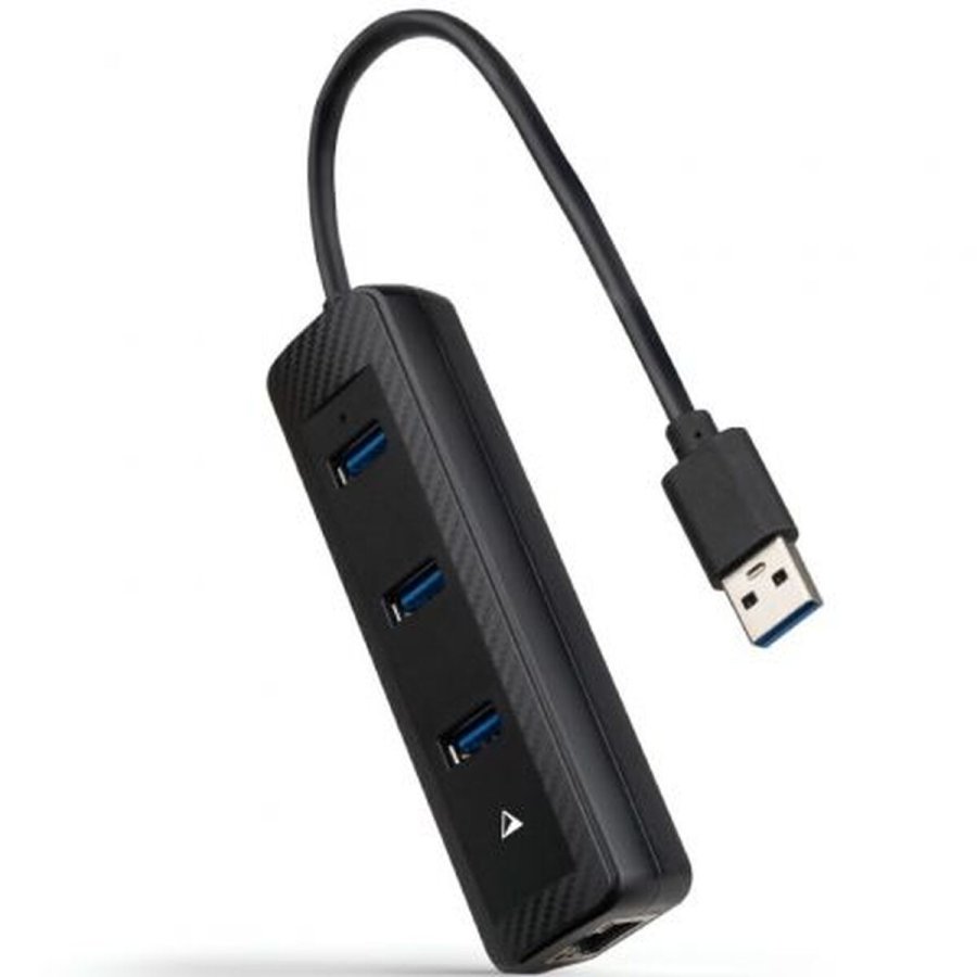 USB Hub NANOCABLE 10.16.4604 Sort #1
