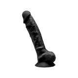 Realistisk Dildo Silexd Sort #1