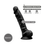 Realistisk Dildo Silexd Sort #3