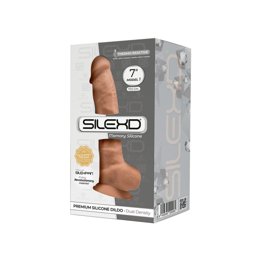 Realistisk Dildo Silexd Caramel Beige #7