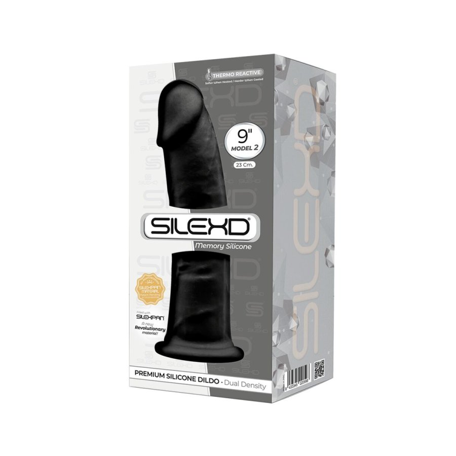 Realistisk Dildo Silexd Sort #5