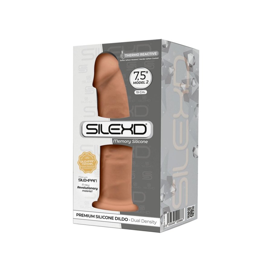 Realistisk Dildo Silexd Caramel Beige #5