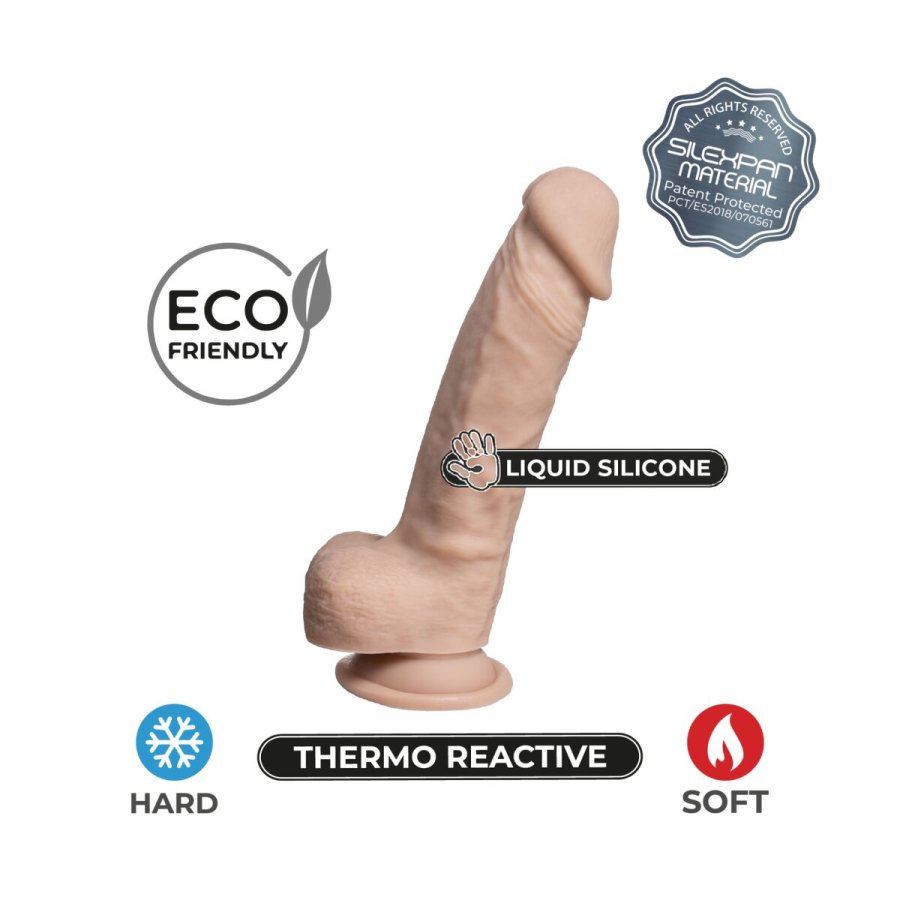 Realistisk Dildo Silexd Silikone Natur #2