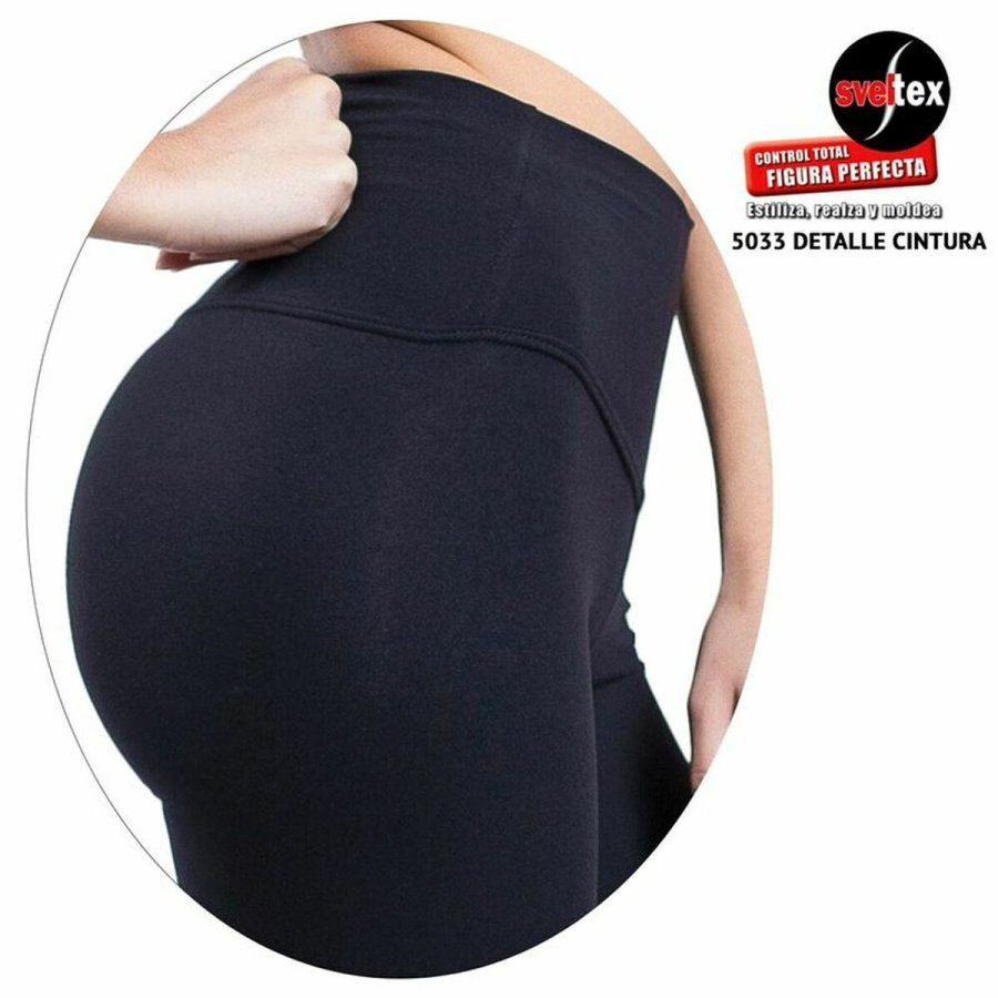 Sport leggins til kvinder Happy Dance Sort #2