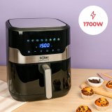 Varmluftsfrituregryde Solac Sort 1700 W 8 L #1