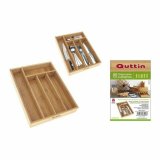 Bestikholder Quttin Bambus 34 x 26 x 4 cm (8 enheder) #4