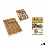 Bestikholder Quttin Bambus 34 x 26 x 4 cm (8 enheder) #1