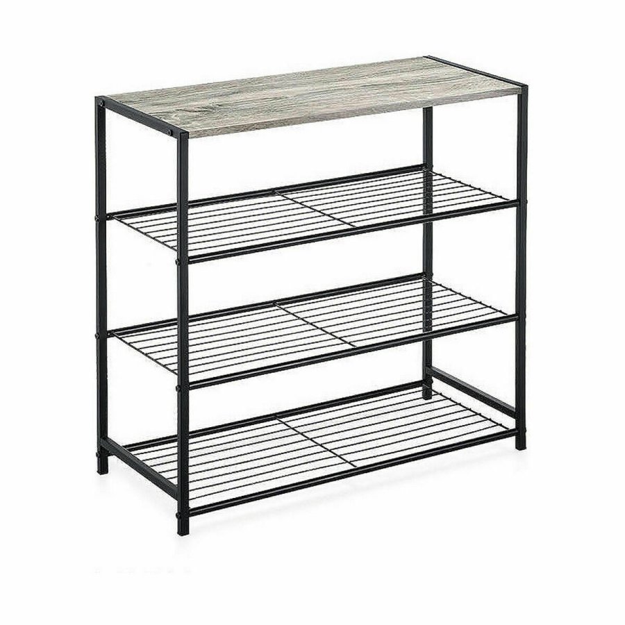 Hylder Confortime Sort Metal 60 x 30 x 63,5 cm (3 enheder) #2
