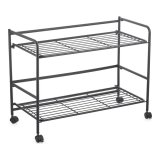 Hylder Confortime Sort Jern Foldbar Med hjul (67 x 30 x 44,8 cm) #3
