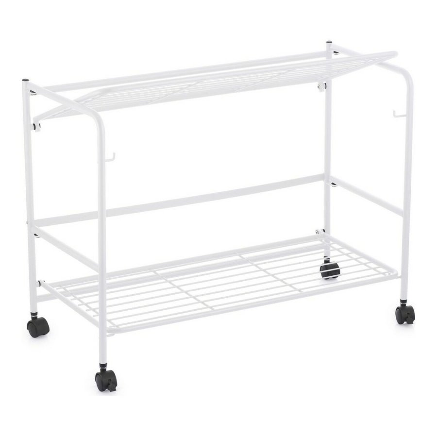 Hylder Confortime Hvid Jern Foldbar Med hjul (67 x 30 x 44,8 cm) #3