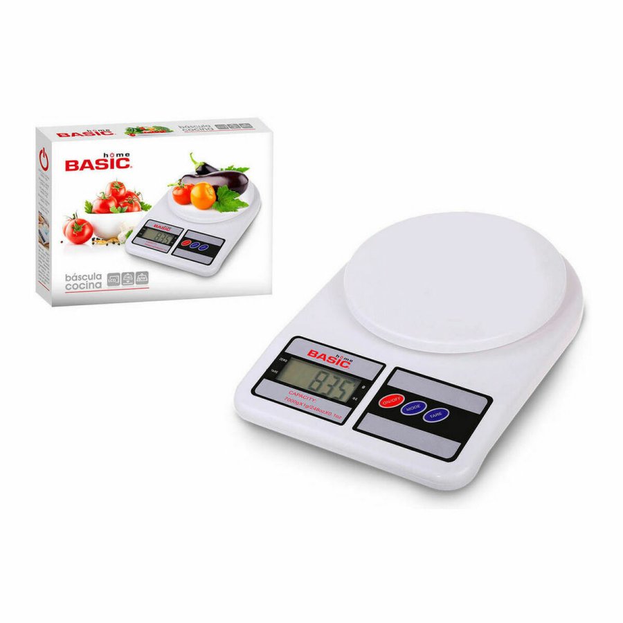 kkkenvgt Basic Home Digital 7 kg Hvid 23 x 16 x 3,6 cm (6 enheder) #4