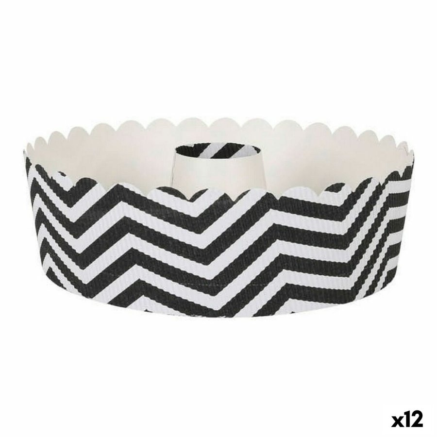 Bageform Quttin Sort 18 x 6 cm 4 Dele #1