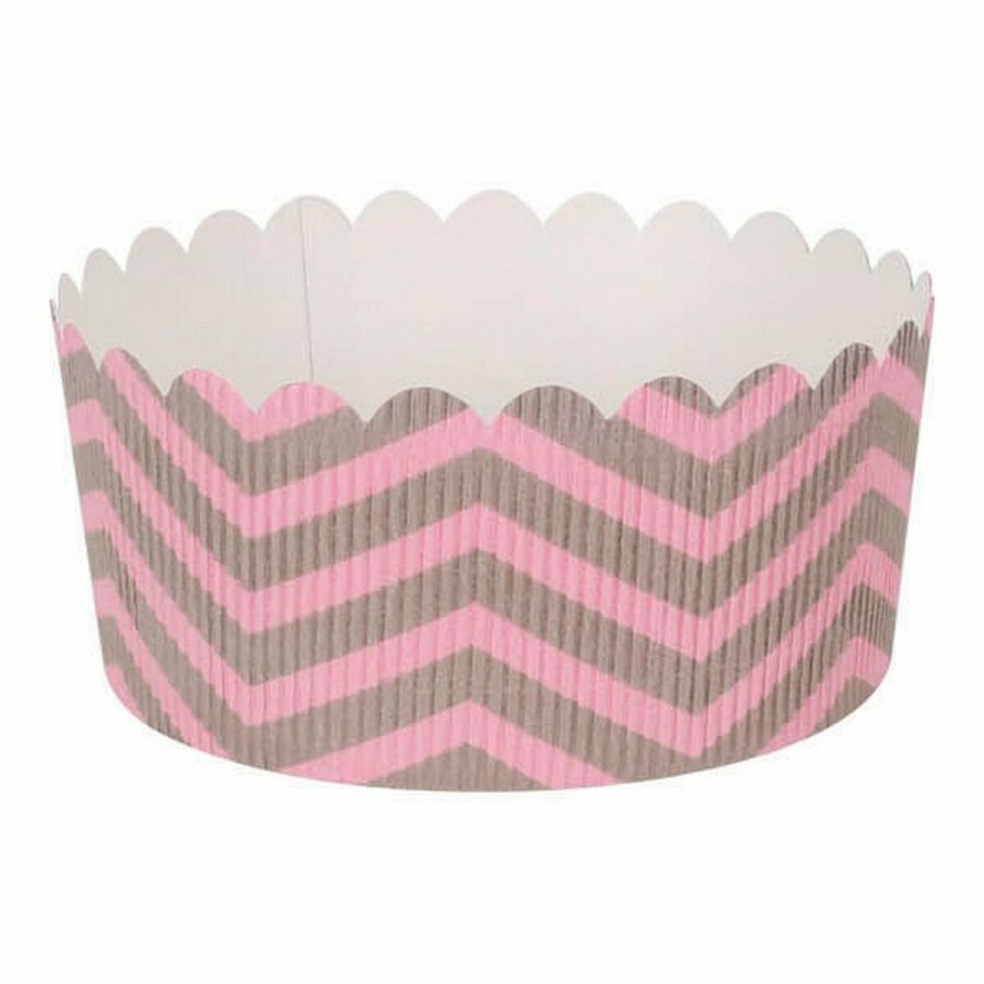 Bageform til bagvrk Quttin Pink 6 Dele 12 x 6 cm (12 enheder) #4