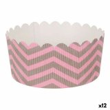 Bageform til bagvrk Quttin Pink 6 Dele 12 x 6 cm (12 enheder) #1