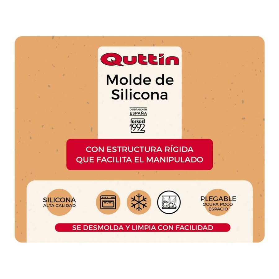 Bageform Quttin Silikone Stiv 31 x 28,5 x 5,3 cm #7