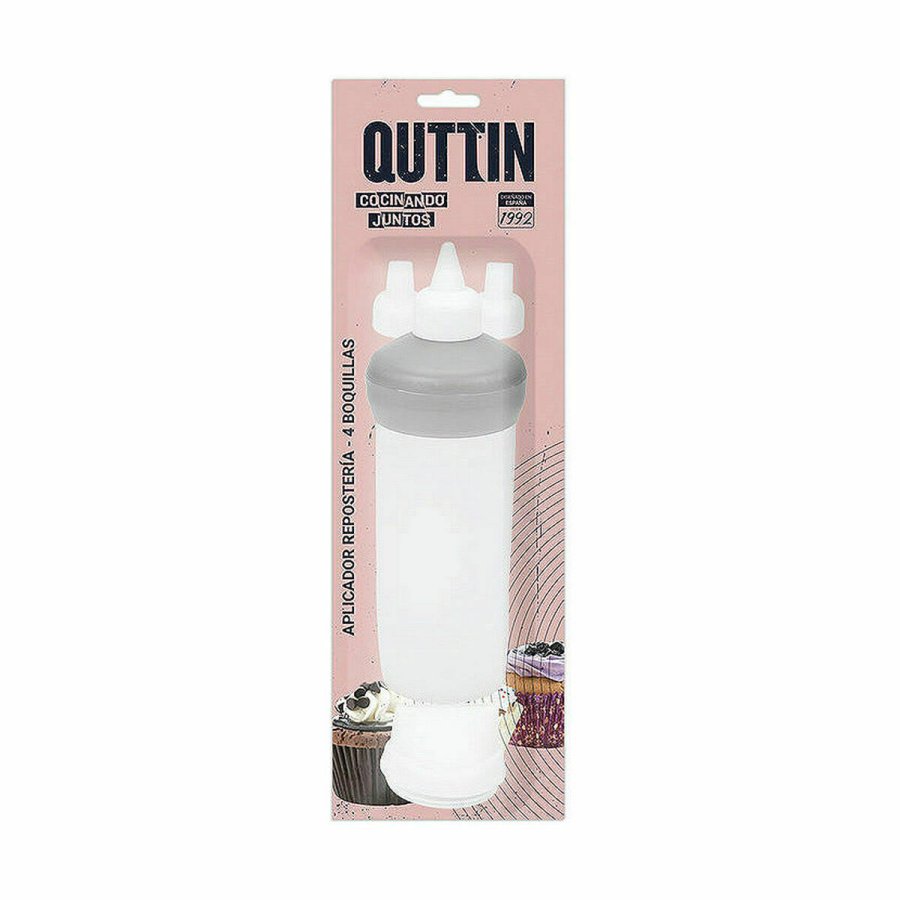 Kit til at Lave Kager Quttin 10 x 7 cm Bagning Udskiftelige dyser 5 Dele (12 enheder) #7