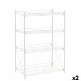 Hylder Confortime Metal Hvid 52 x 34 x 86 cm (2 enheder) #1
