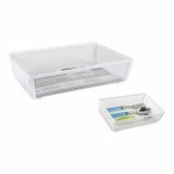 Bestikholder Confortime Metal Hvid (21,8 x 15,24 x 5,2 cm) #1