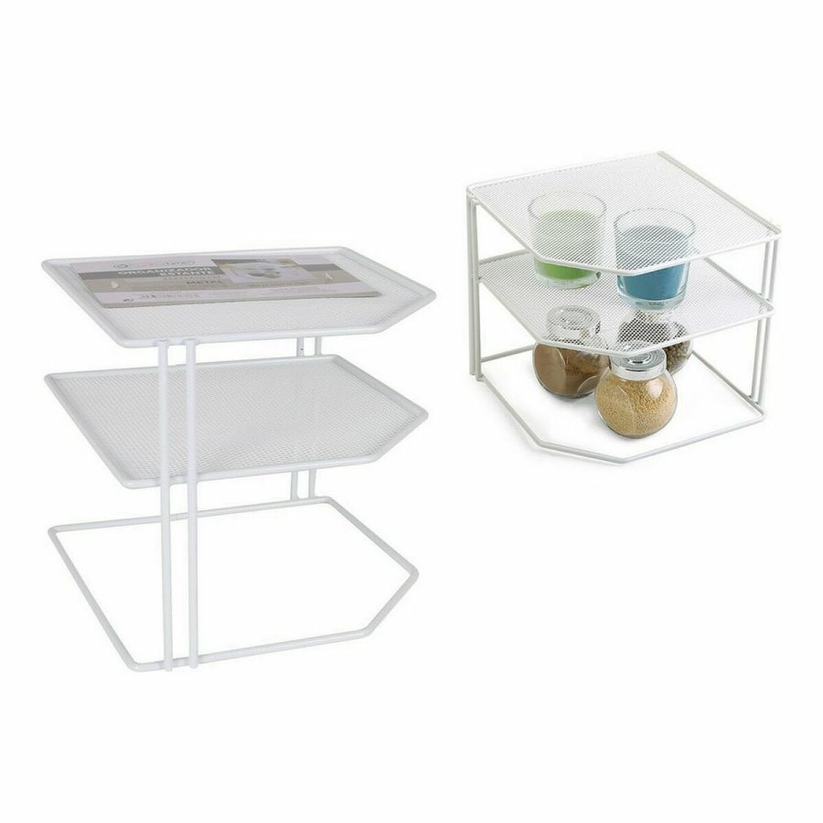 Hylder Confortime Hvid Metal 23 x 23 x 20 cm Arrangr (8 enheder) #3