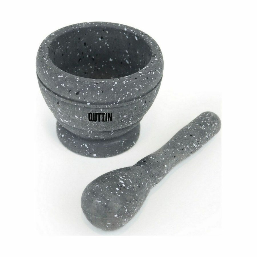Morter Quttin Plastik 11 x 9 cm Sort (12 enheder) #7