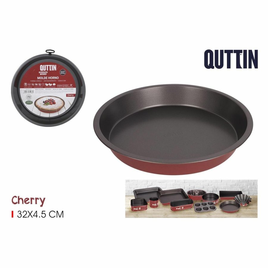 Bageform Quttin Cherry Kulstofstl 32 x 32 x 5 cm (12 enheder) #4